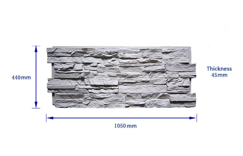 exterior faux stone panels