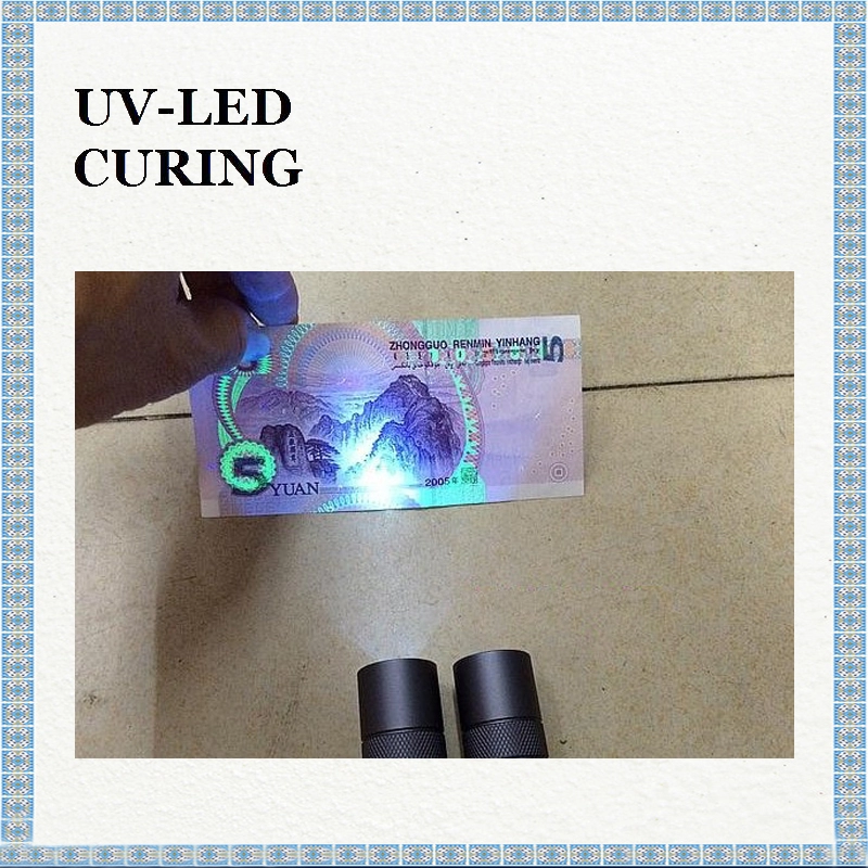 Korea 5W UV LED 365nm Đèn pin phát hiện huỳnh quang