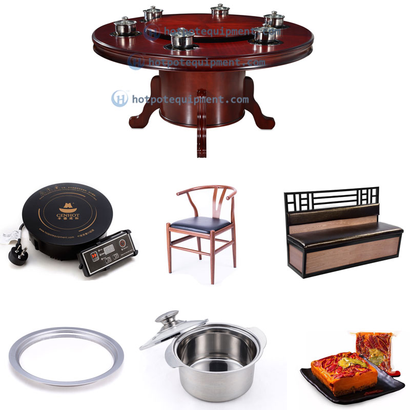 Hot Pot Table For Restaurant - CENHOT