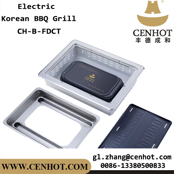 CENHOT Professional Restaurant Table Bbq Grill Thịt nướng Nướng với tấm nhôm