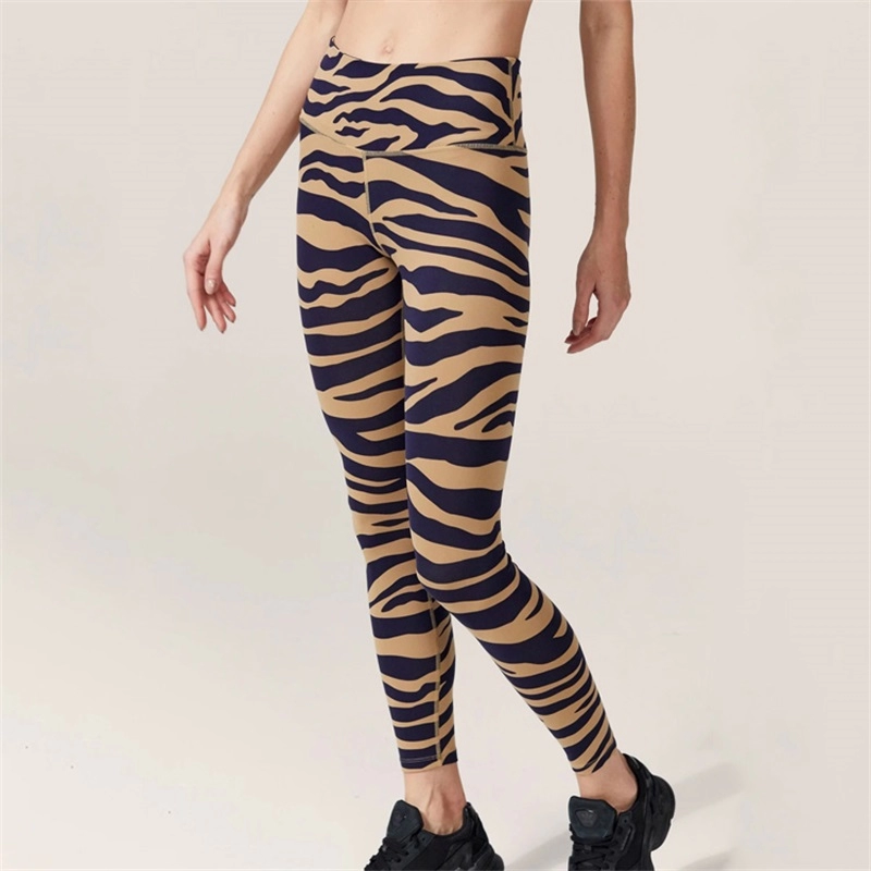 Zebra Print Fitness Custom Women Set Yoga