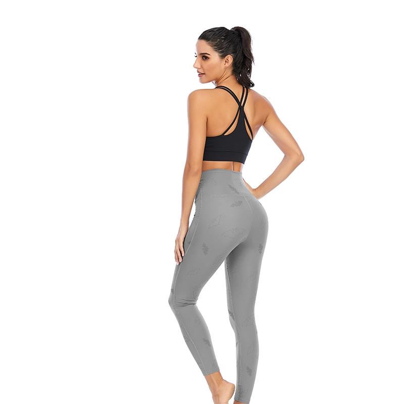 Tùy chỉnh Squat Proof Slimming Grey Gym Yoga Active Leggings