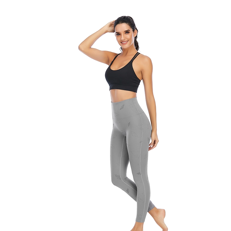 Tùy chỉnh Squat Proof Slimming Grey Gym Yoga Active Leggings