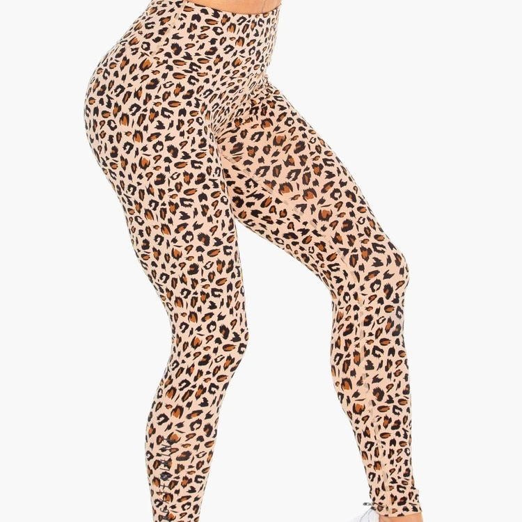Quần Leopard Legging Thắt lưng Cao của Phụ nữ