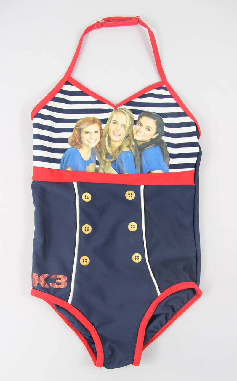 Navy Stripes Girls One Piece Đồ bơi