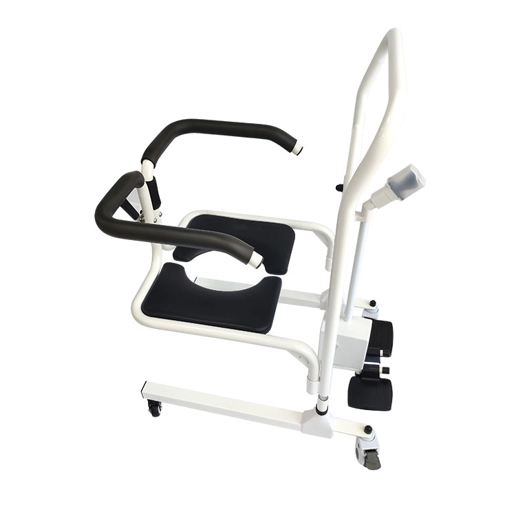 Y tế di động điện dễ dàng di chuyển thủy lực bánh xe thiết bị vệ sinh xe lăn điều dưỡng chuyển viện thang máy bệnh nhân ghế đi lại
