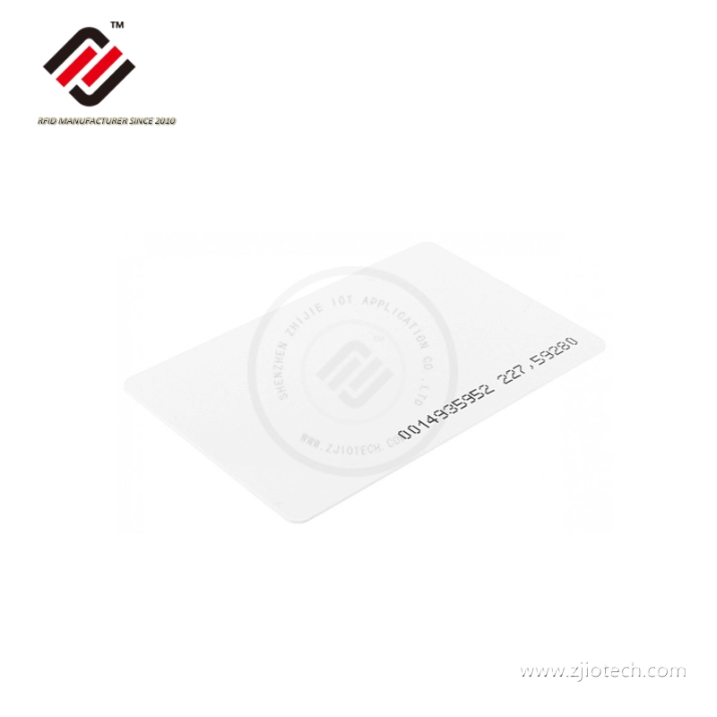 Thẻ RFID trống PVC 125KHz LF có thể in