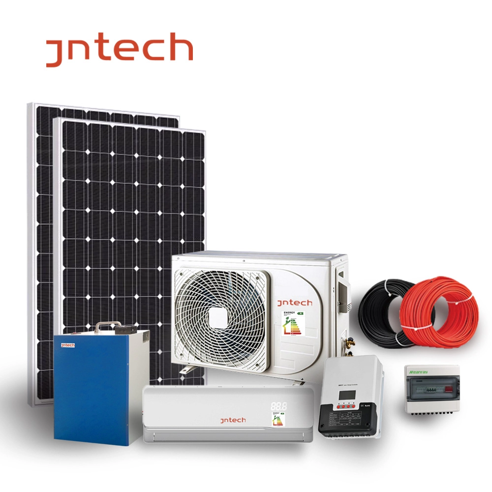 JNTECH Hybrid cung cấp năng lượng mặt trời AC + DC lắp đặt dễ dàng Máy điều hòa không khí năng lượng mặt trời