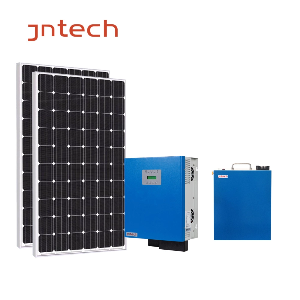 JNTECH Dễ dàng lắp đặt Hoàn thành 5000w 5kw ngoài lưới điện chiếu sáng gia đình Bộ dụng cụ năng lượng mặt trời Giá hệ thống năng lượng mặt trời