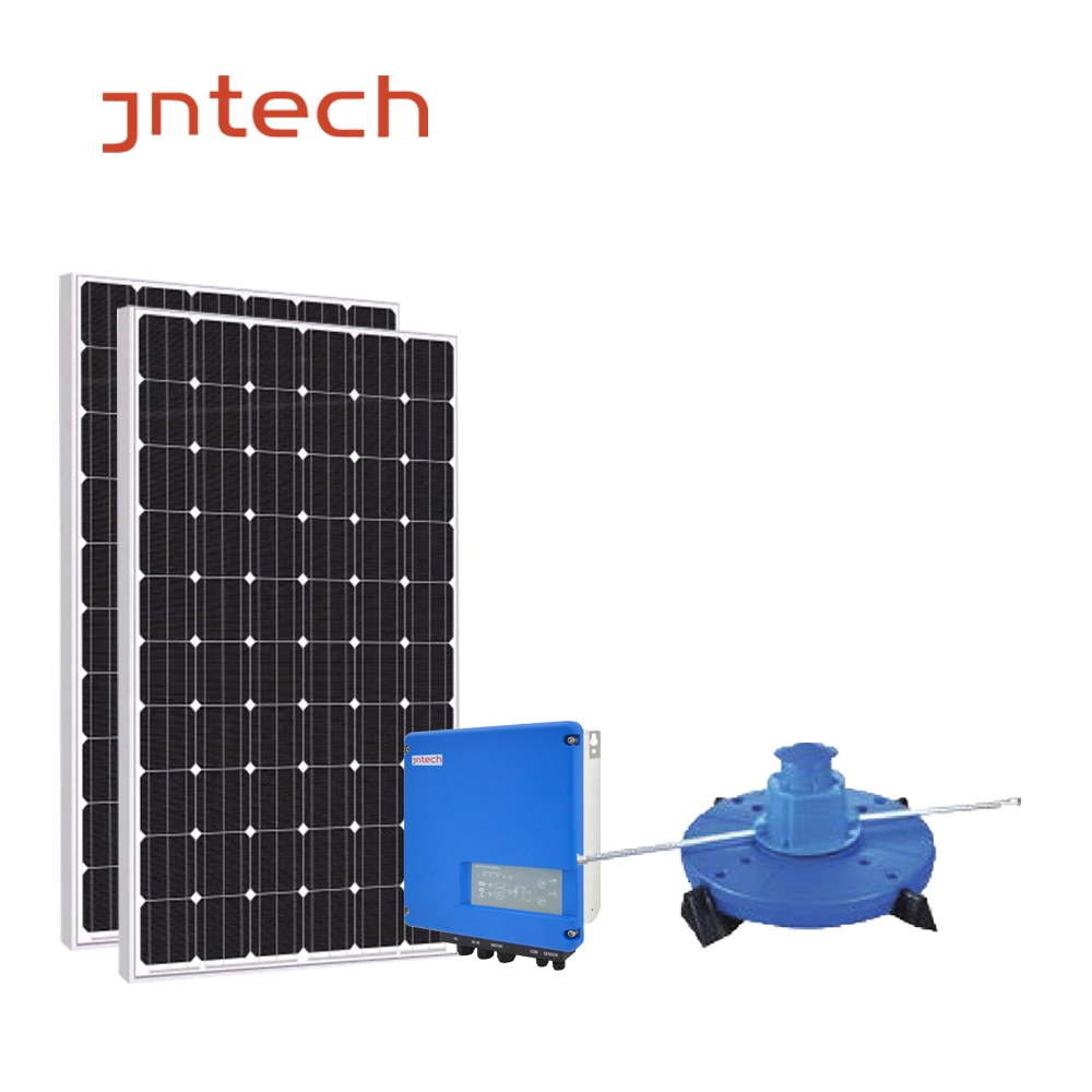 Hệ thống sục khí năng lượng mặt trời JNTECH Máy sục khí bánh xe cánh khuấy cá Máy sục khí năng lượng mặt trời cho hệ thống nuôi trồng thủy sản