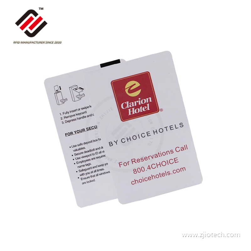 Thẻ RFID truy cập kiểm soát khách sạn in cho khóa RF Orbita