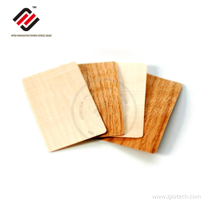 Thẻ RFID bằng gỗ 13,56MHz FM11RF08 MF 1K