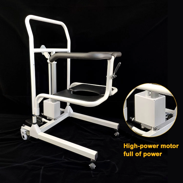 Y tế di động điện dễ dàng di chuyển thủy lực bánh xe thiết bị vệ sinh xe lăn điều dưỡng chuyển nhượng thang máy bệnh nhân ghế đi lại