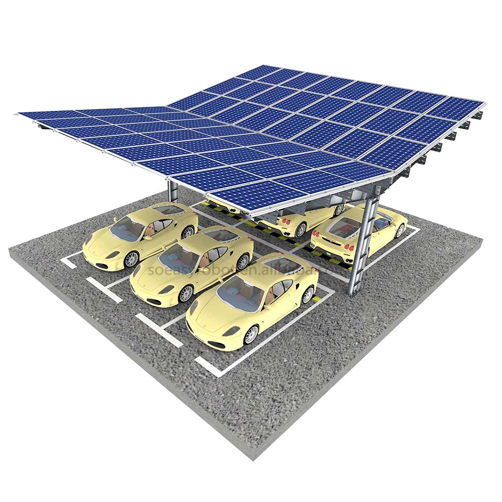 Hệ thống lắp đặt bãi đậu xe năng lượng mặt trời PV đúc sẵn