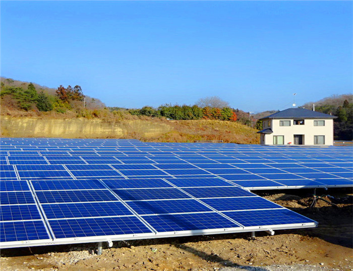 solar bracking stand pv mounted project