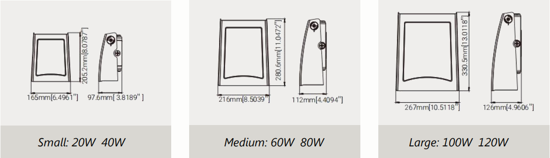 Bộ đèn treo tường có thể điều chỉnh 60W