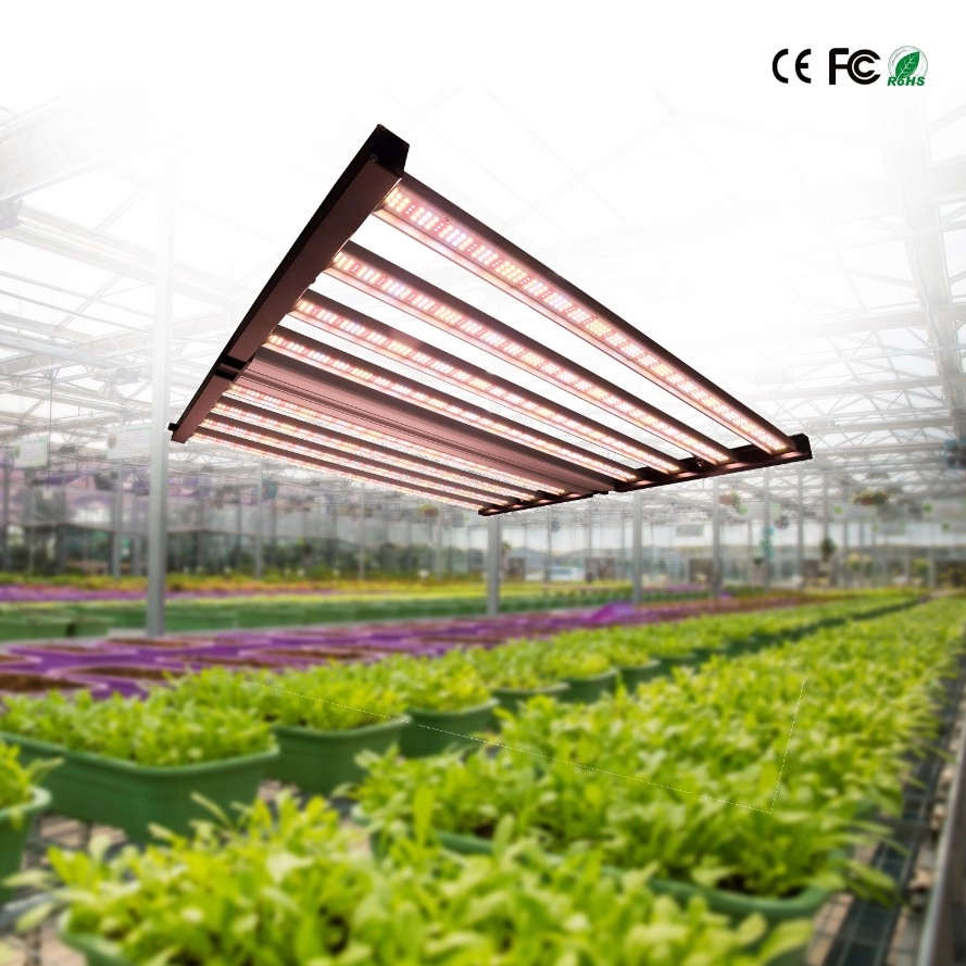 Đèn LED trồng rau có thể gập lại với trình điều khiển được tích hợp bên trong