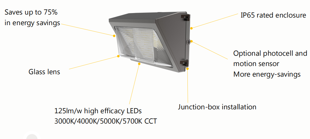 Đèn treo tường tiêu chuẩn 50W