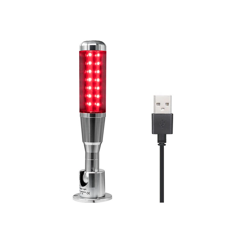 2021 mới Nhiều màu đầu vào 5V có thể lập trình USB Đèn tháp tín hiệu USB