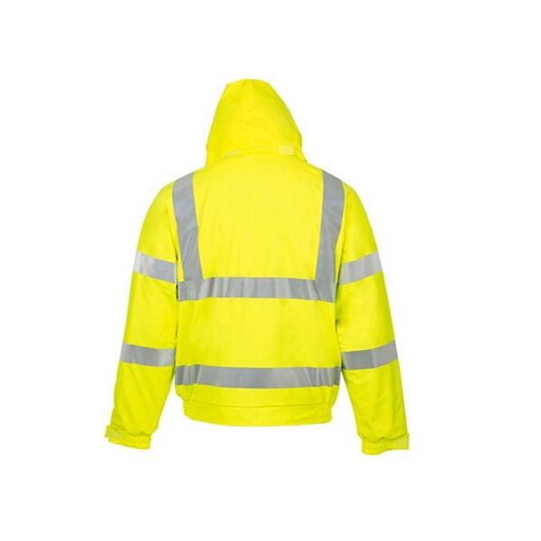 Áo khoác phi công Hi Vis màu vàng dành cho nam giới an toàn xây dựng