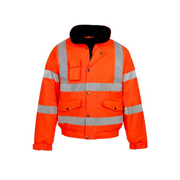 Men's Waterproof Safety Hi Vis Bomber Jacket