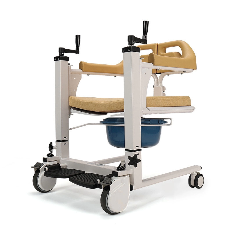 Ghế nâng chuyển bệnh nhân đa chức năng với xe lăn tắm vòi sen Commode