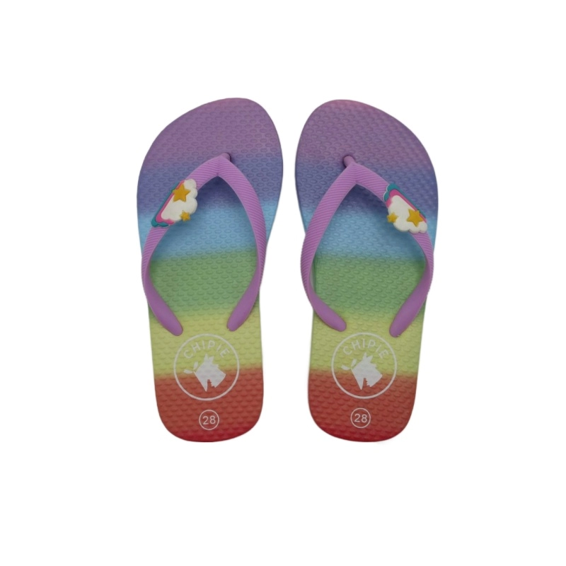 Màu sắc cầu vồng Children Beach Thong sandal