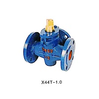 Flange type plug valve