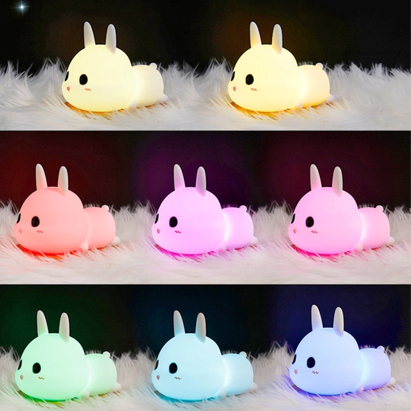 Đèn ngủ LED Bunny có thể chuyển đổi nhiều màu