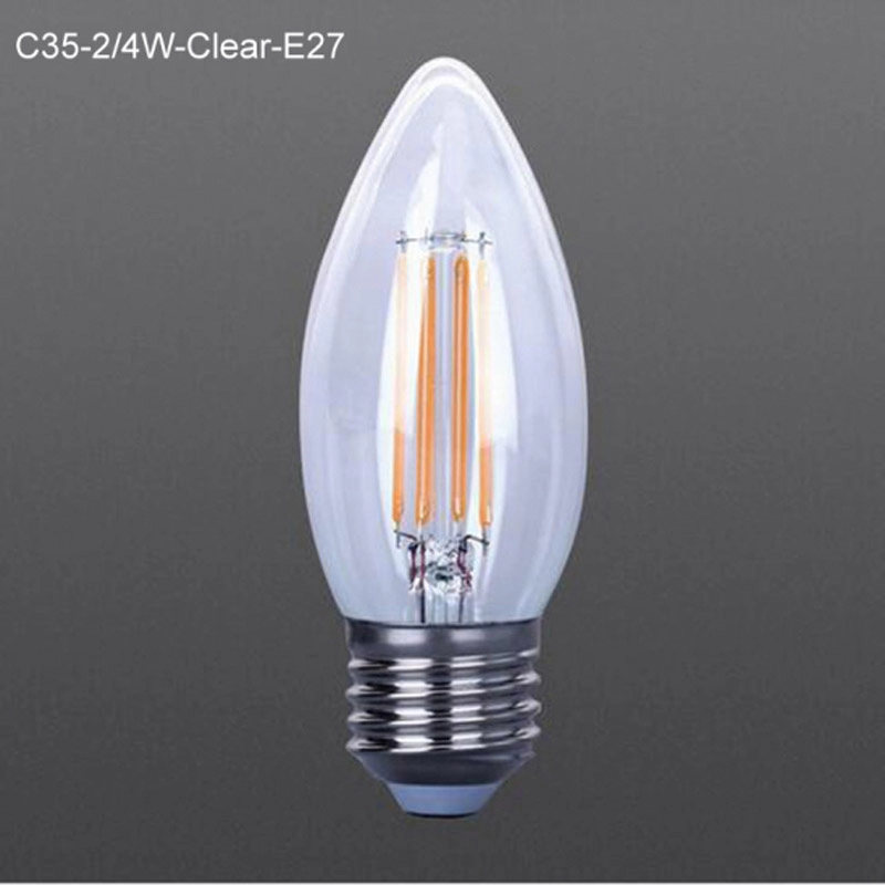 Tiết kiệm điện Bóng đèn LED dây tóc trong suốt C35