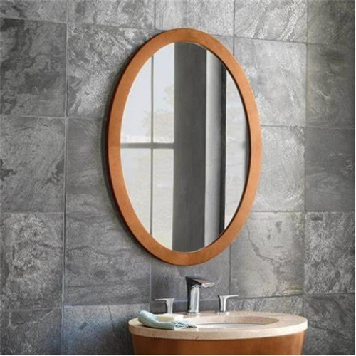 Gương phòng tắm khung gỗ sồi sáng màu