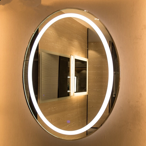Gương LED hình bầu dục với cảm biến cảm ứng