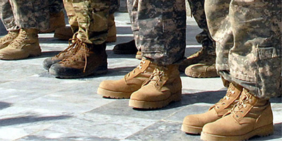Giày quân đội da thứ hai