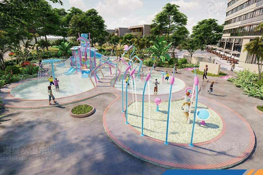 Thiết bị công viên dành cho trẻ em Splash Pads