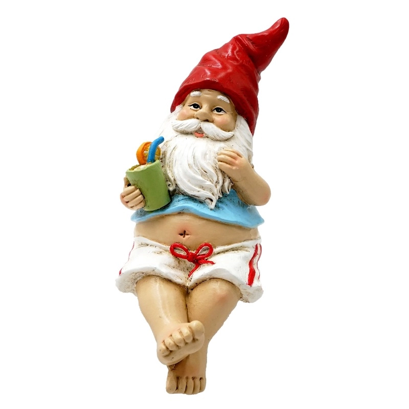 Tượng Gnome mùa hè vui nhộn trong trang trí áo tắm