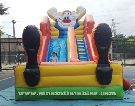 Cầu trượt chú hề bơm hơi cho trẻ em ở sân sau cao 6 mét tuân thủ tiêu chuẩn EN14960 từ Sino Inflatables