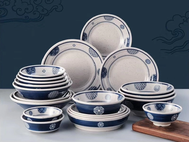 Shinning Bộ đồ ăn Melamine Nguyên liệu