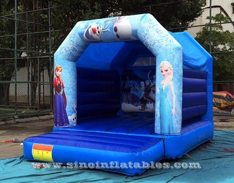 Lâu đài bouncy đông lạnh dành cho trẻ em cấp thương mại với mái làm bằng bạt PVC 610g / m2