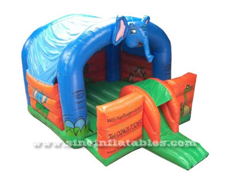 Nhà tung tăng bơm hơi voi nổi tiếng dành cho trẻ em dành cho các bữa tiệc ngoài trời từ đồ chơi bơm hơi Quảng Châu
