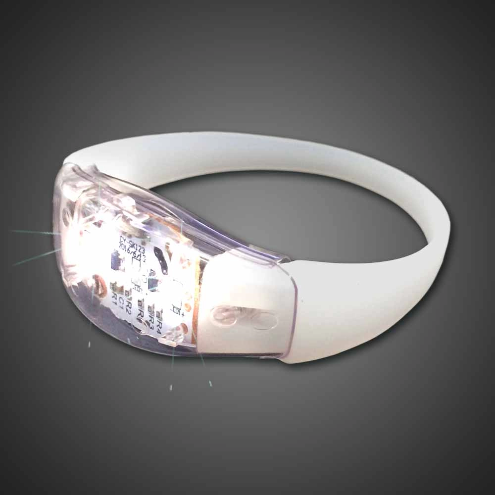 In LOGO Vòng đeo tay LED nhấp nháy RFID với dây đeo silicon