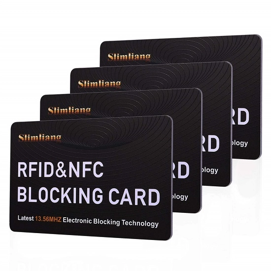 Thẻ chặn RFID để bảo vệ thẻ ngân hàng