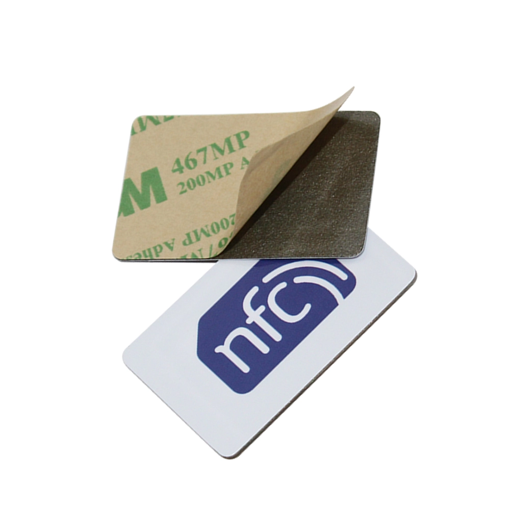 Thẻ đồng xu cứng NFC PVC chống kim loại HF