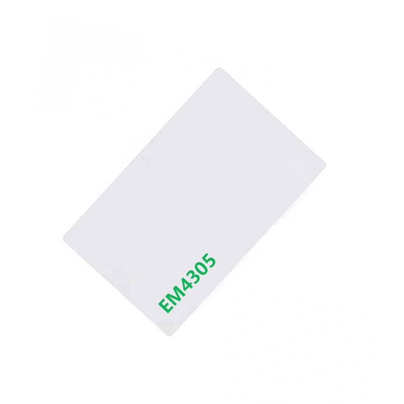Thẻ chip RFID 125KHz EM4305 trống màu trắng