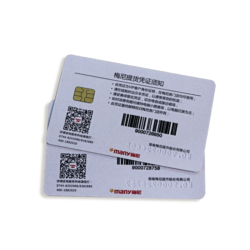 Thẻ thông minh liên hệ nhựa PVC FM4442/ISSI4442 cá nhân