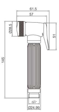 Shattaf ngắn cầm tay