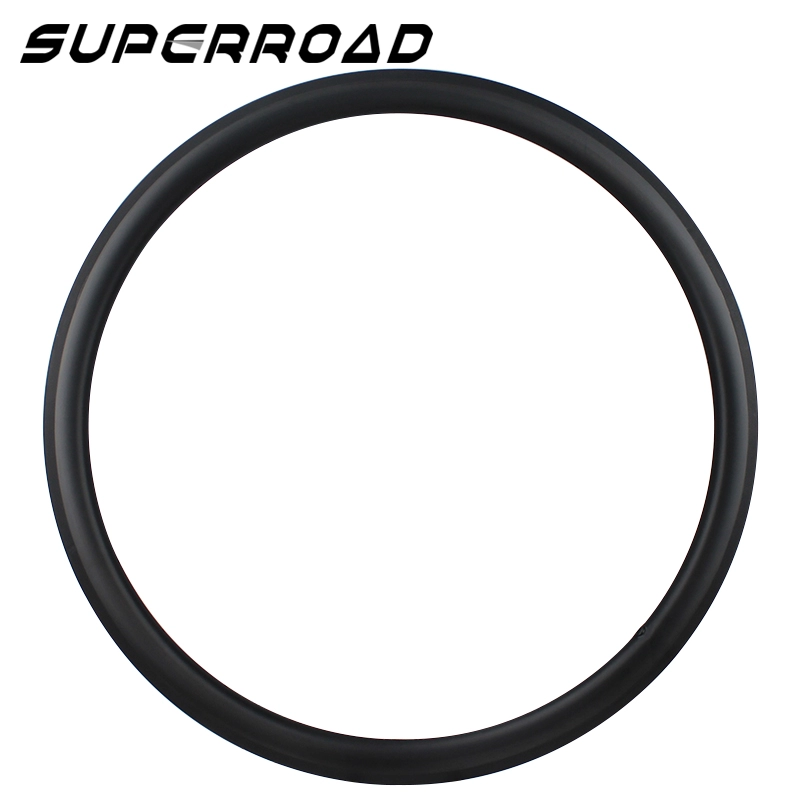 Móc sắt vành đường carbon 38mm không đối xứng Superroad 700C