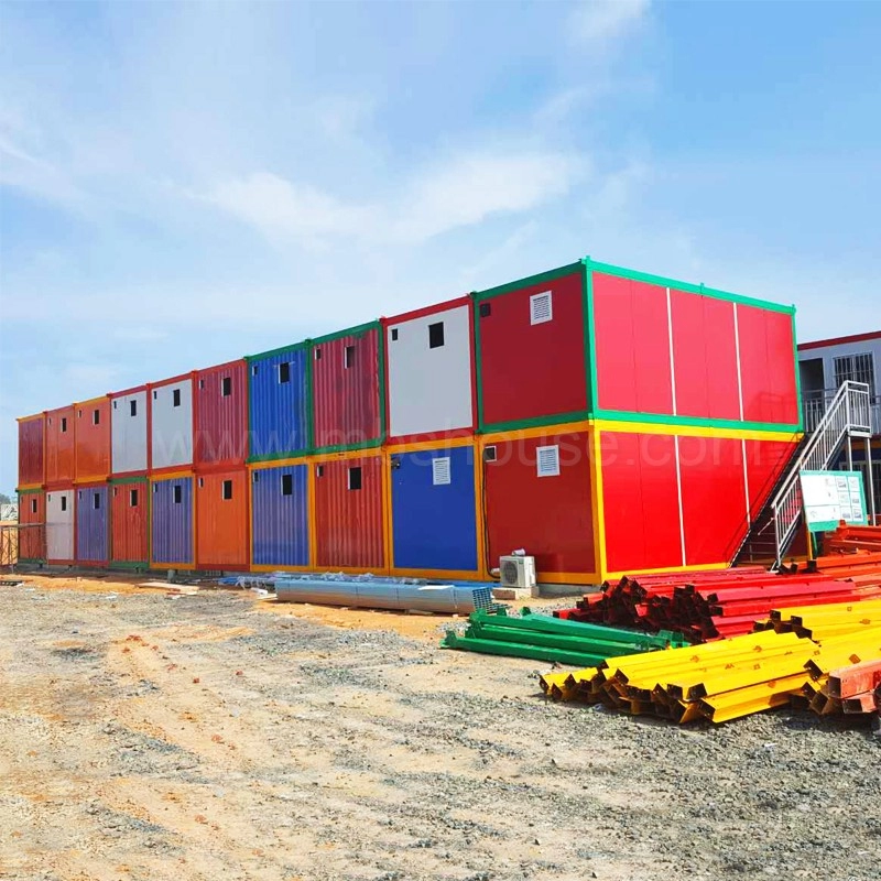 Nhà container có thể tháo rời Prefab tùy chỉnh cho trại làm việc