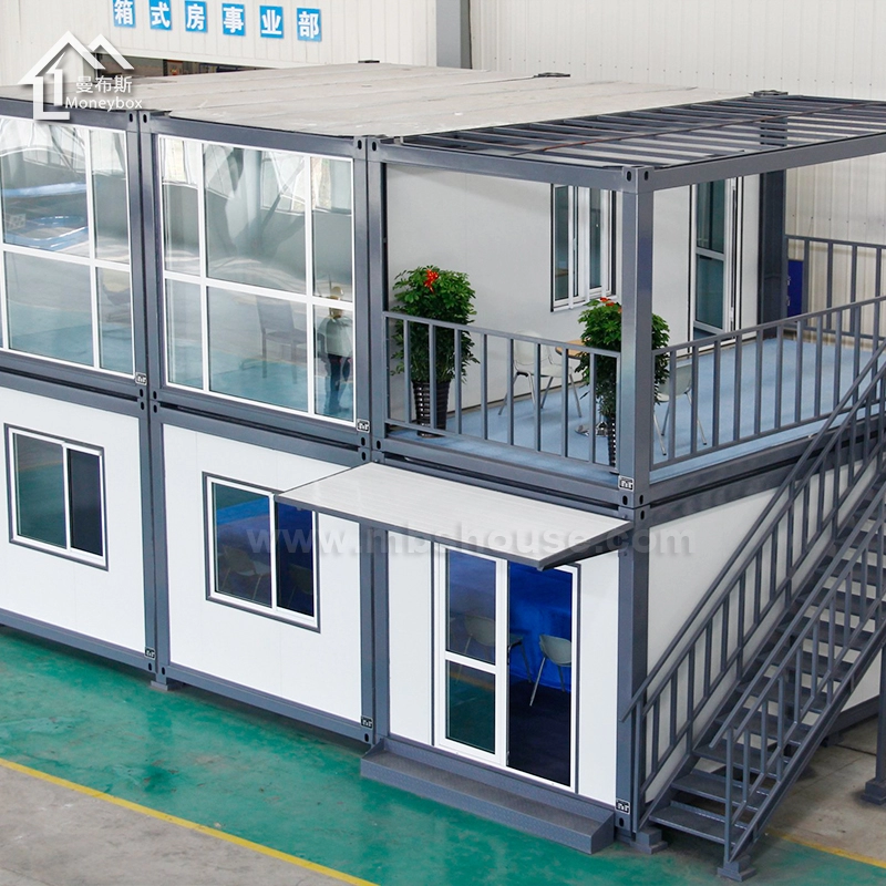 Nhà container văn phòng kết hợp hai tầng tiêu chuẩn Úc