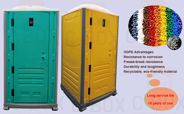 Nhà vệ sinh di động bằng nhựa HDPE