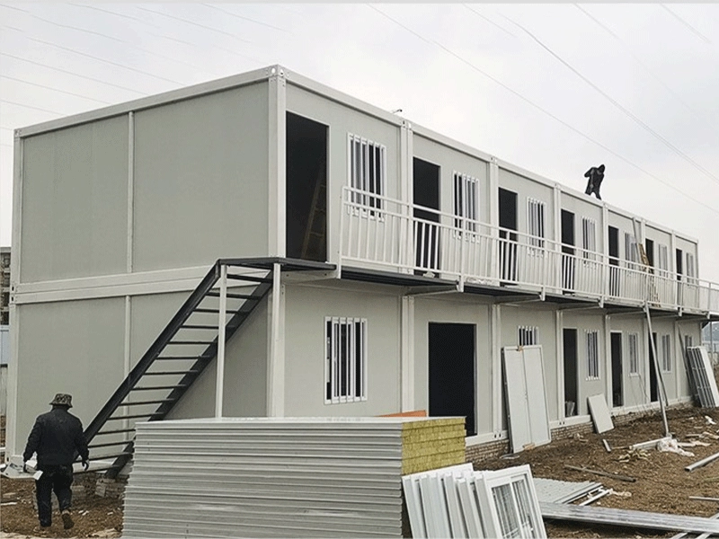 Nơi trú ẩn tạm thời container prefab, cách ly tạm thời, nhà ở